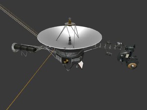 voyager 3d model spacecraft satellite eyes on solar system nasa 3d print model - Mito3D