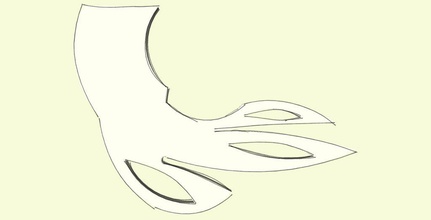 Dinosaurier Fuß pinshape 3d drucken 3d print model - Mito3D