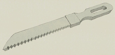 dentelé couteau pain pinshape L'impression 3d 3d print model - Mito3D
