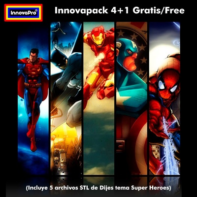 innovapack super heros pinshape superman 3d print model - Mito3D