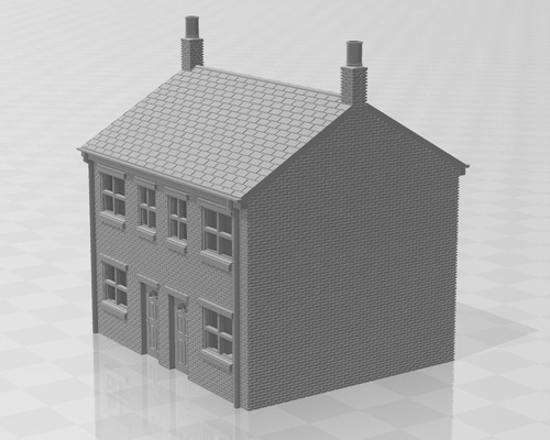 terrasse maison jauge forme d'épingle gauge 3d print model - Mito3D