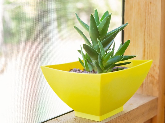japanese inspired planter pinshape planters 3d print model - Mito3D