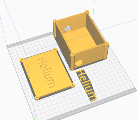 helio hotspot bricolaje diy caso funda forma alfiler 3d print model - Mito3D