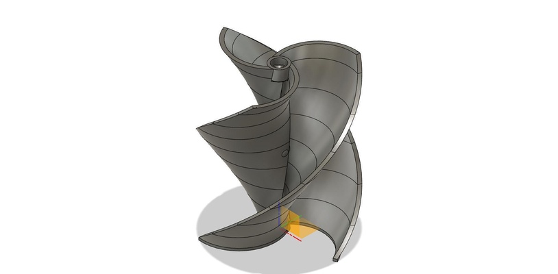 vawt savonius rotor forma alfiler 3d print model - Mito3D