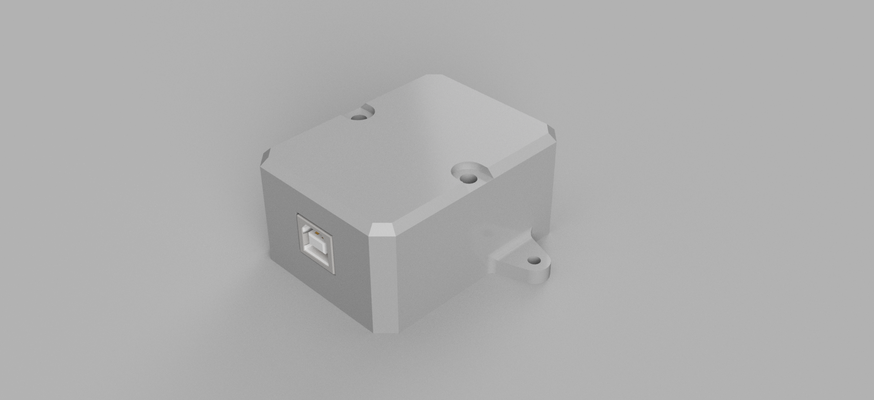 usb b to gx16 adaptador caixa alfinete 3d print model - Mito3D