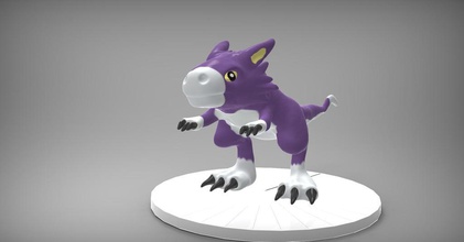 creatura action figure giocattolo pinshape disegno 3d 3d print model - Mito3D