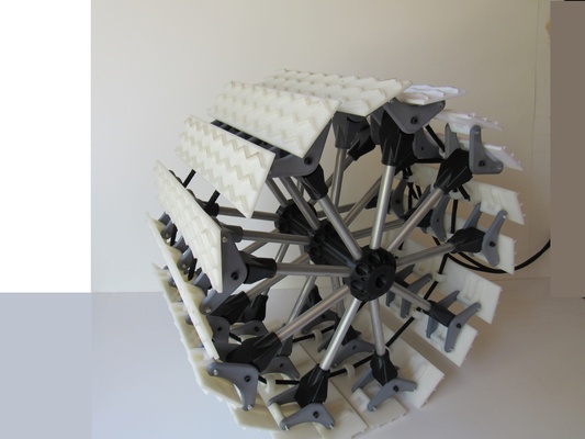 vagabundo rueda flotante almohadilla forma alfiler 3d prints 3d print model - Mito3D