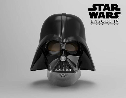 dark vader casque espérer précis stl fichier 3d impression forme d'épingle darth helmet 3d print model - Mito3D