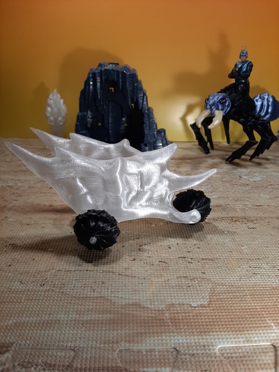 píldora insecto carruaje forma alfiler 3d print model - Mito3D