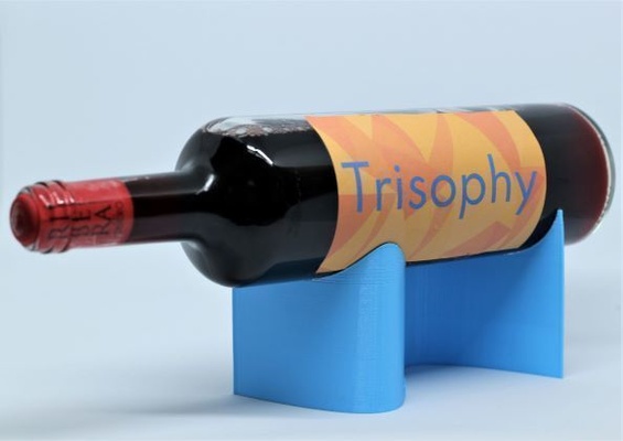 paper wine display pinshape 3d print model - Mito3D