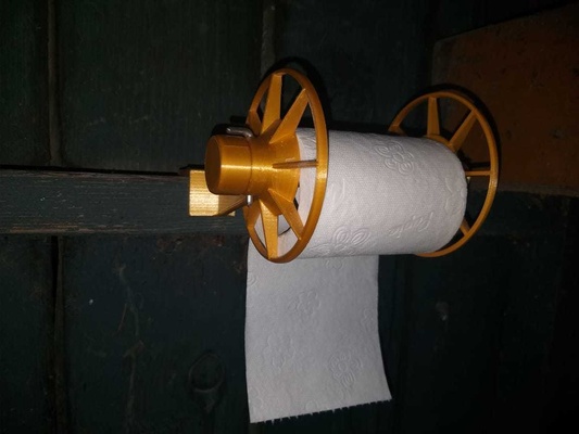 toilet paper holder pinshape 3d print model - Mito3D
