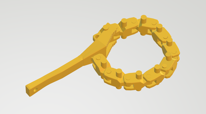 schiavo de cadena forma spillo herramienta 3d print model - Mito3D