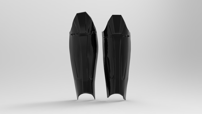 darth vader espinilla armadura forma alfiler 3d print 3d print model - Mito3D