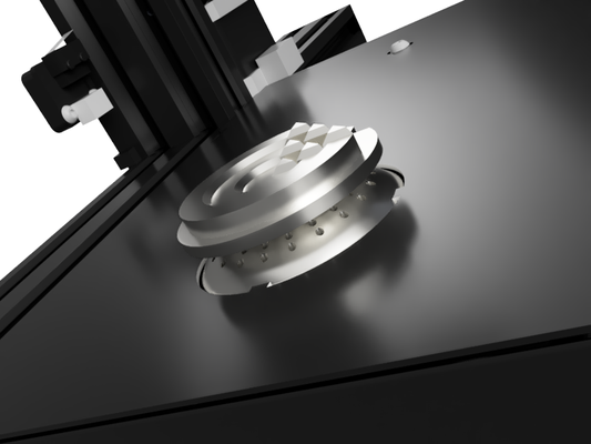 sistema tavola fan polvere copertina guaina filtro ender3 forma spillo 3d print model - Mito3D