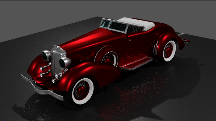 chrysler impérial 1933 forme d'épingle automobile 3d print model - Mito3D