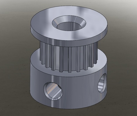kasnak pulley forma alfiler polea 3d print model - Mito3D