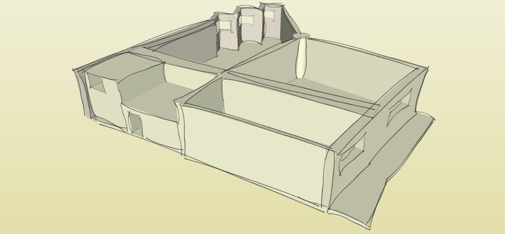 Haus Stil pinshape 3d drucken 3D print model - Mito3D