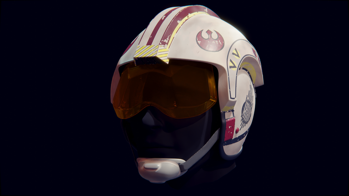 x-wing helmet star wars pinshape 3d print model - Mito3D
