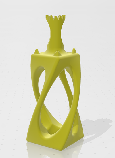 re chess impostato forma spillo scacchi 3d print model - Mito3D