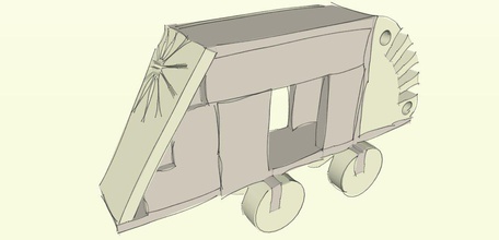 locomotive pinshape L'impression 3d 3d print model - Mito3D