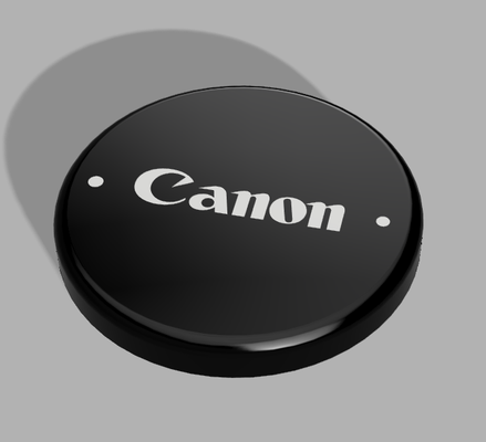 canon 67mm lente gorra 10 18mm forma alfiler 3d print model - Mito3D