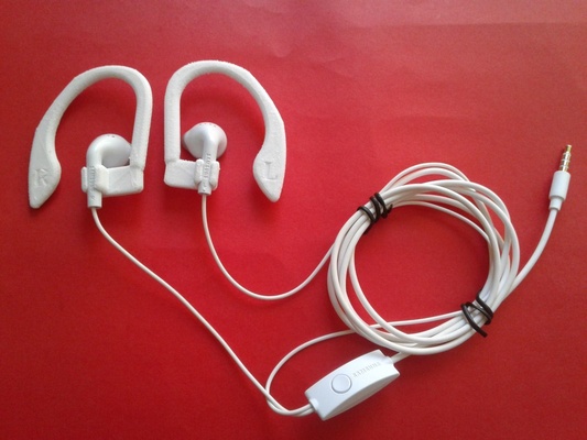 earmuff earphone pinshape audio 3d print model - Mito3D