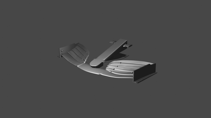 mercedes f1 wing 3d printable pinshape formula1 3d print model - Mito3D