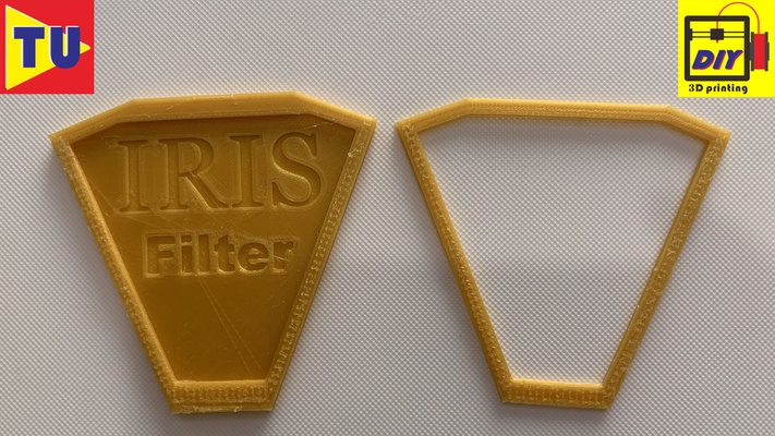iris vuoto più pulito filtro sostituzione forma spillo vacuum cleaner filter 3d print model - Mito3D