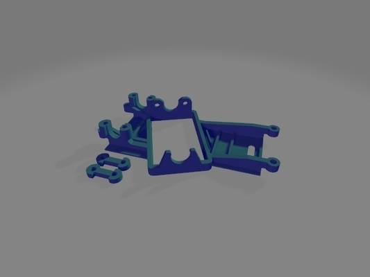 anglewinder moteur monter forme d'épingle scalextric 3d print model - Mito3D