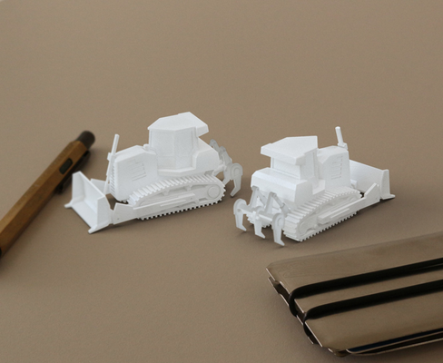 easy to print generic bulldozer pinshape toy 3d print model - Mito3D