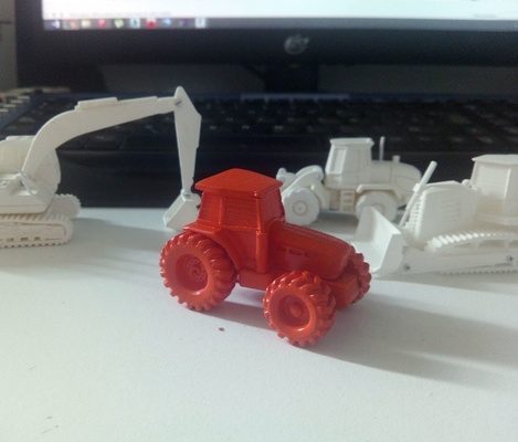 generisch traktor esc 1 100 pinshape spielzeug 3d print model - Mito3D