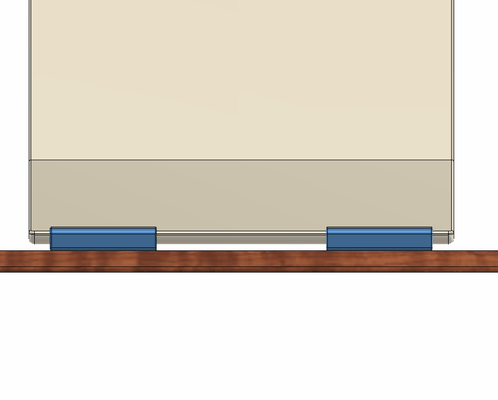 ordenador portátil cuaderno estante soporte forma alfiler laptop stand 3d print model - Mito3D