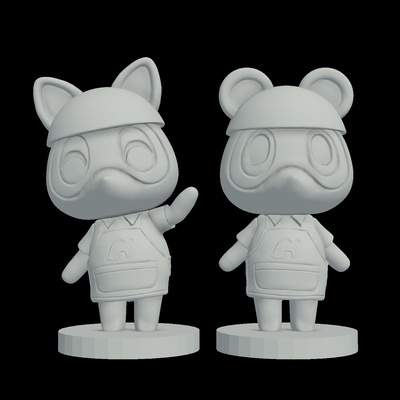animal crossing horizons timmy & tommy halloween ver pinshape animal-crossing 3d print model - Mito3D