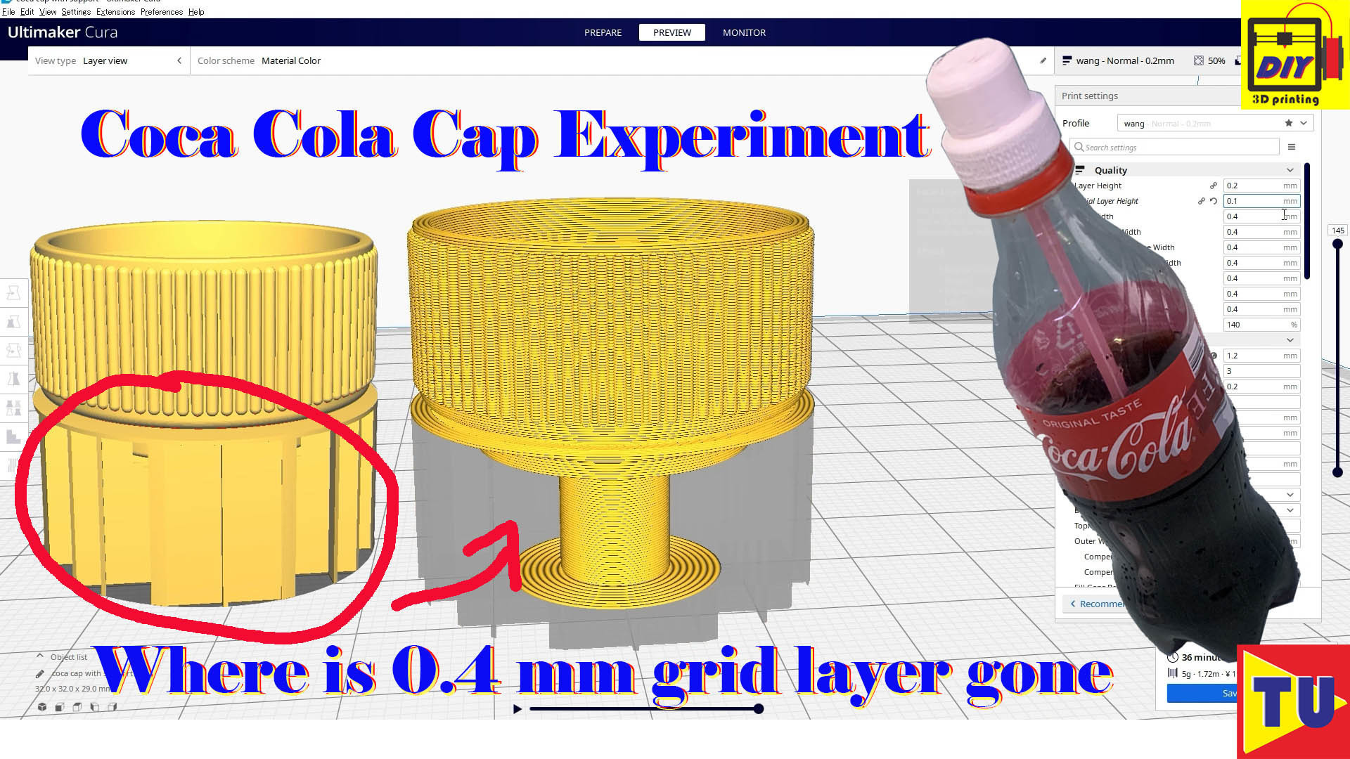 pco 1881 coca cola cap bevanda cannuccia forma spillo 3D print model - Mito3D