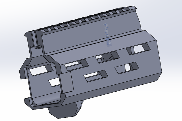 airsoft cz scorpion handguard gen1 pinshape 3d print model - Mito3D