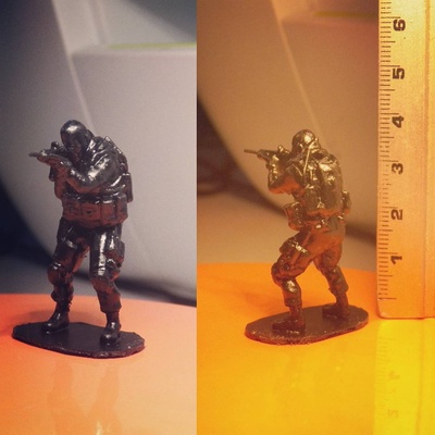 special forces soldier pinshape 3d print model - Mito3D