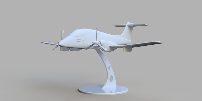 ia 58 pucara ho escala modelo alfinete aeronave miniatura 3d print model - Mito3D
