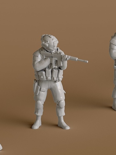 soldado 8 alfinete 3d print model - Mito3D