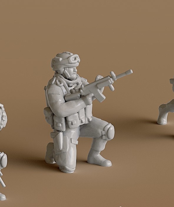 soldier 12 pinshape 3D print model - Mito3D