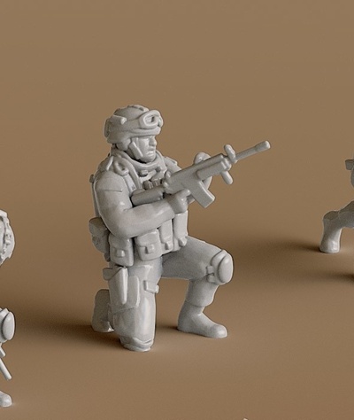 soldier 12 pinshape 3d print model - Mito3D