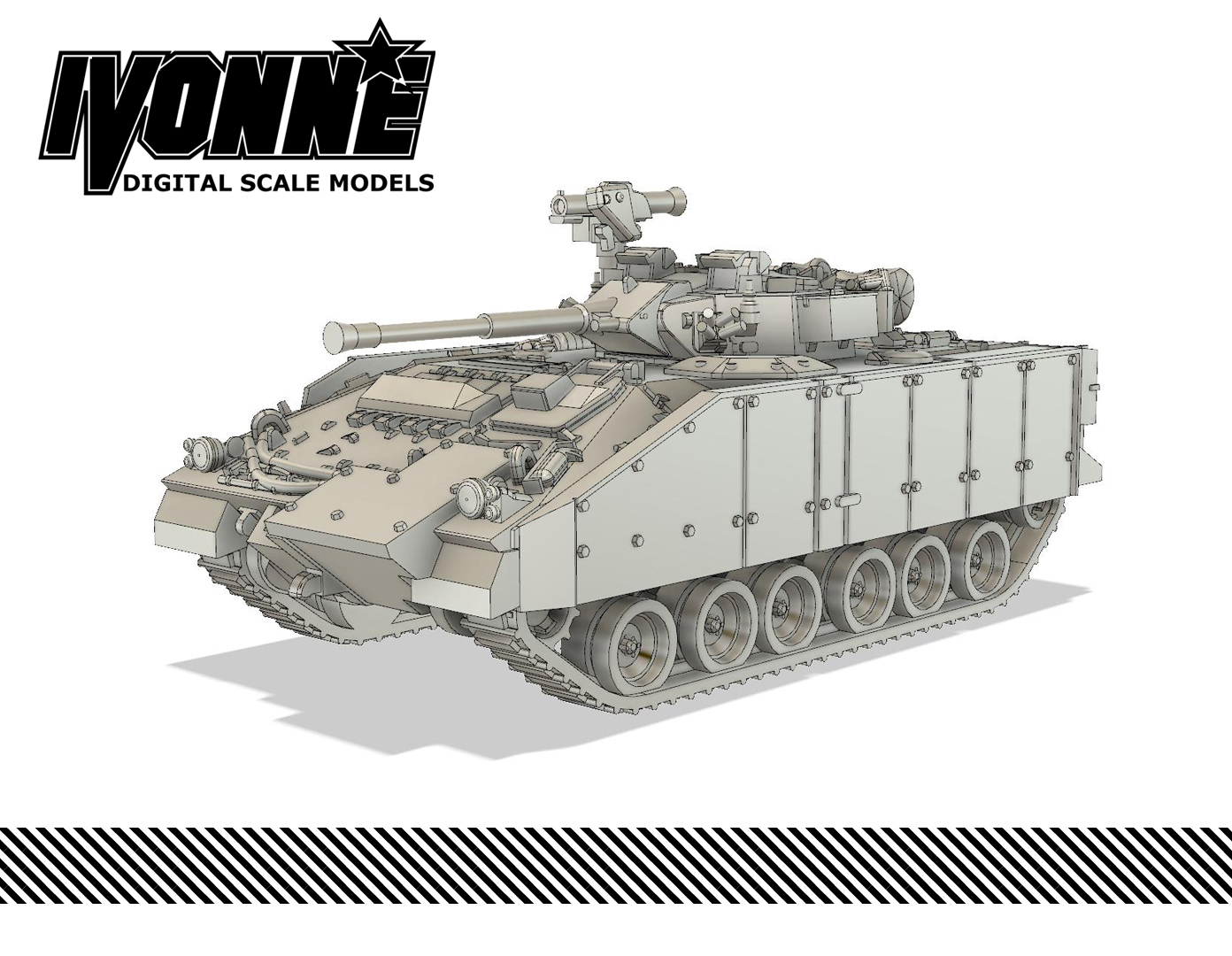 fv510 guerreiro ifv militares tanque alfinete veículo 3D print model - Mito3D