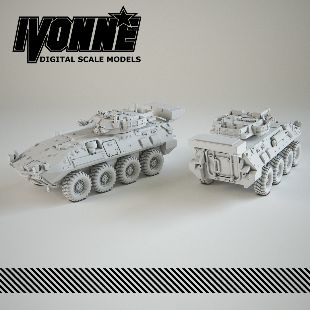 lav iii kodiak military vehicle pinshape tank 3D print model - Mito3D
