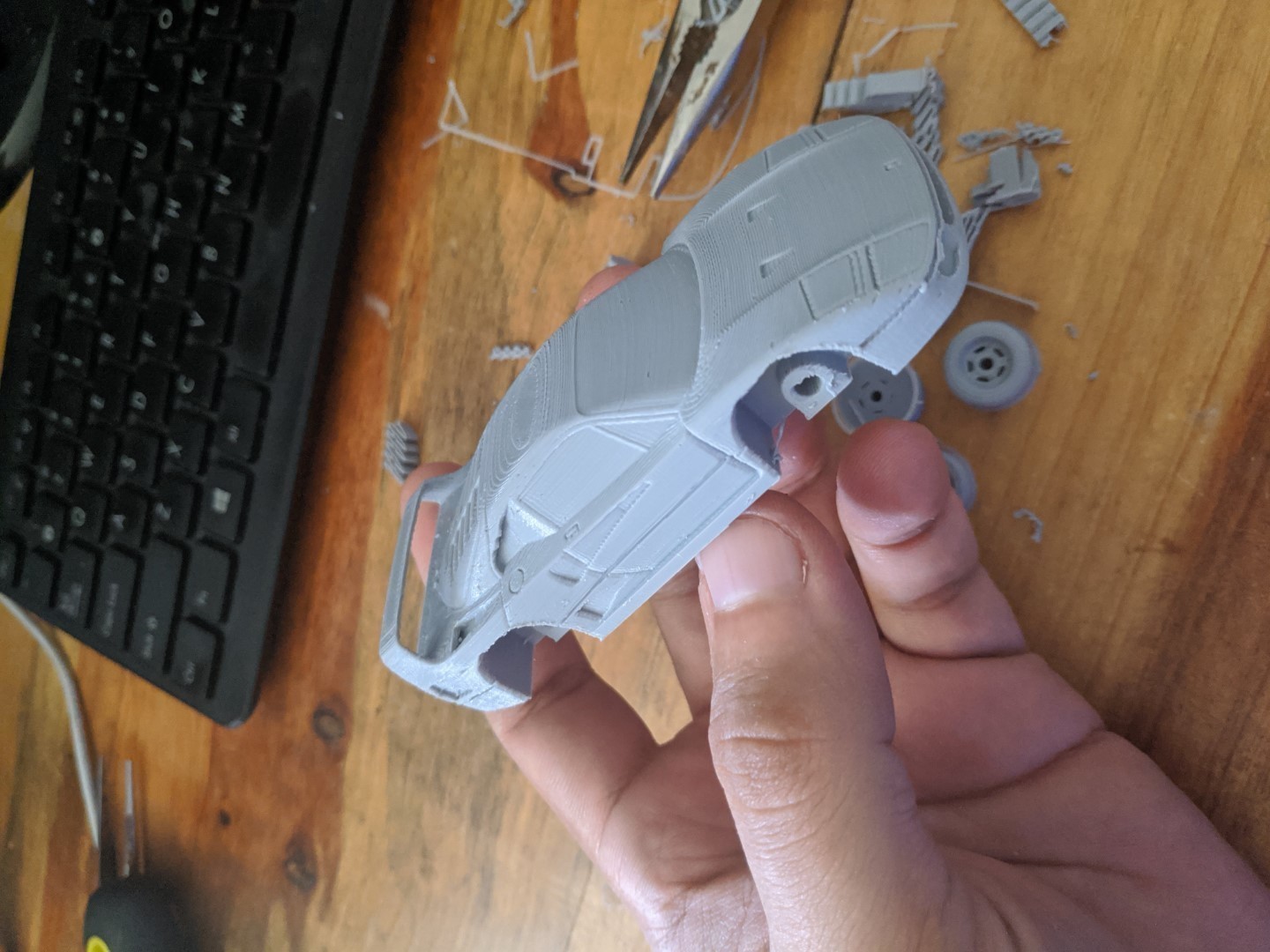 ferrari f40 super carro 1 64 escala alfinete corrida 3D print model - Mito3D