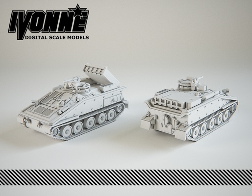 fv102 forvet askeri araç iğne şekli tank 3d print model - Mito3D