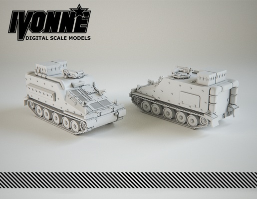 fv105 sultan military vehicle pinshape tank 3d print model - Mito3D