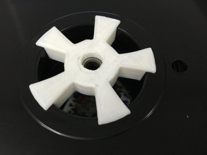 58mm spool holder 608zz bearing pinshape 3d-design 3d print model - Mito3D