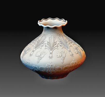 vase modell 1 pinshape innere 3d print model - Mito3D