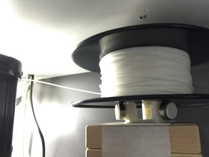 filament spool holder 608zz bearing 58mm hole pinshape 3d print model - Mito3D