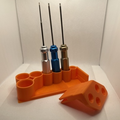rc tools parts shocks tray stand pinshape hobby 3d print model - Mito3D