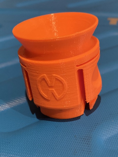 storz bickel yanardağ katı kapak konut iğne şekli 3d print model - Mito3D